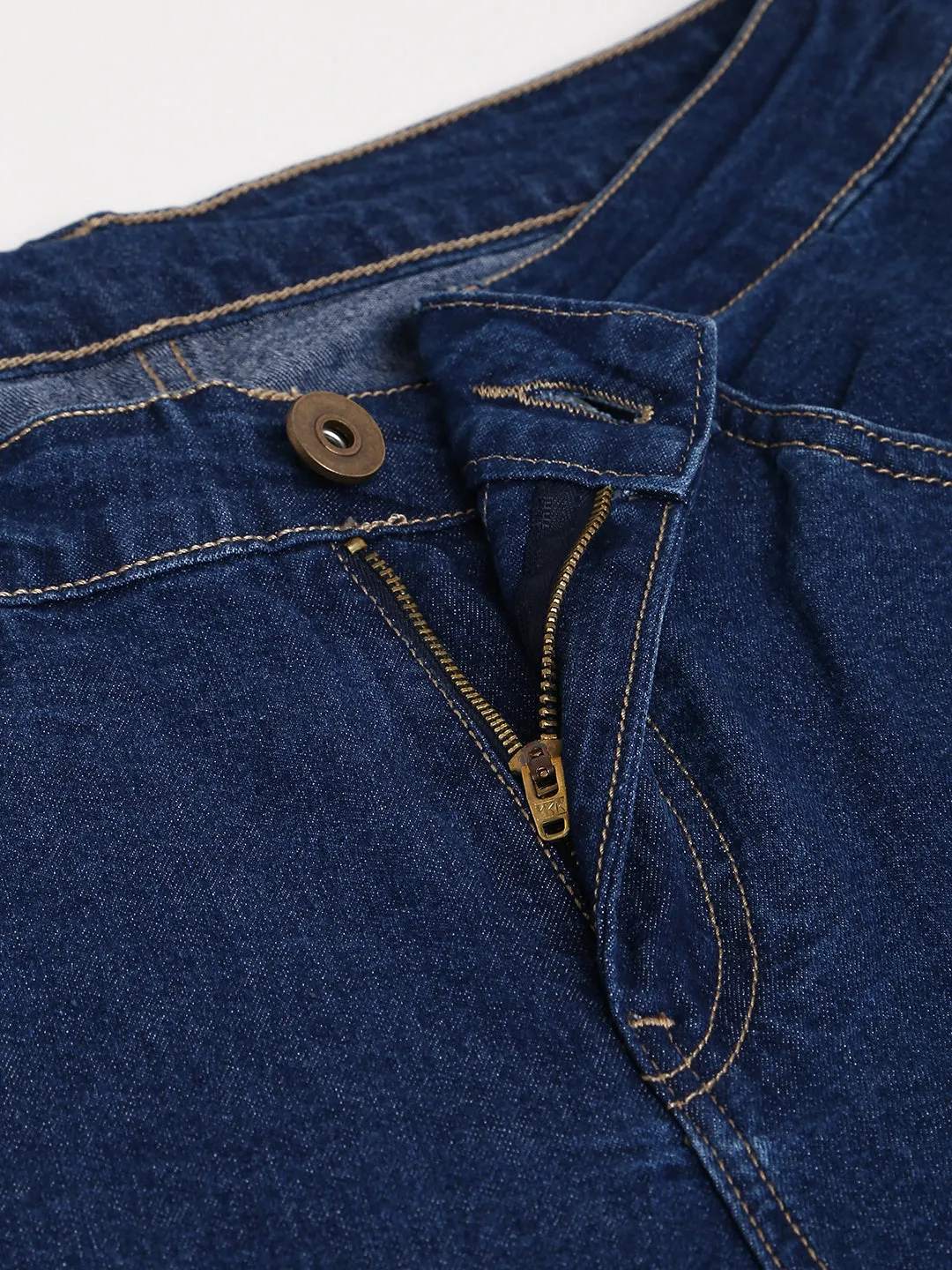 Men's Dark Indigo Slim Fit Mid Rise Denim Jeans