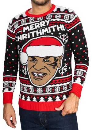 Men's Ugly Christmas Sweater JulesRoche Funny Boxer Knitted