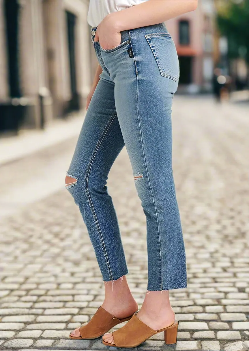 MOST WANTED STRAIGHT CROP JEANS