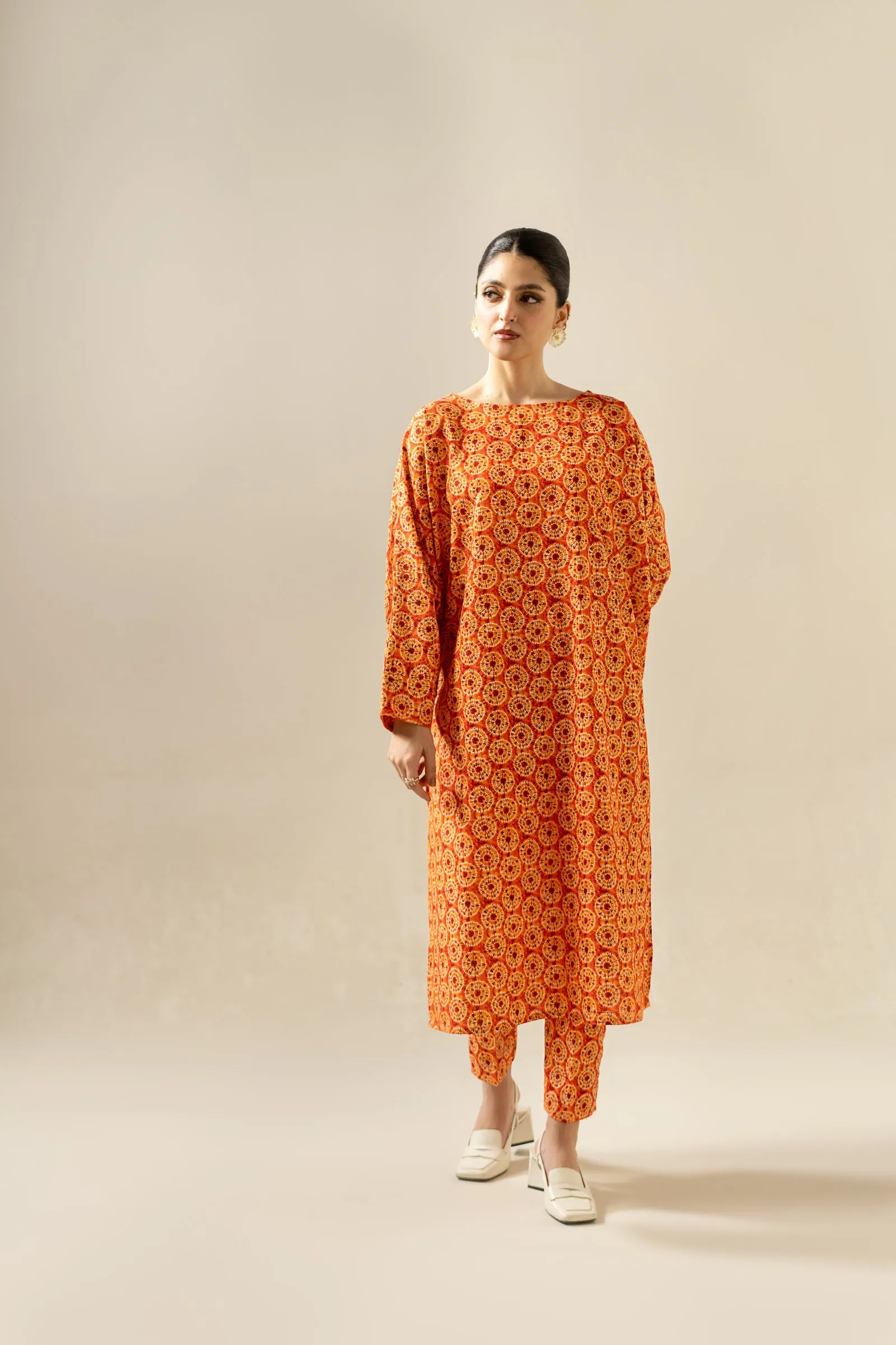 Multi Slub Khaddar Digital print