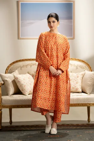 Multi Slub Khaddar Digital print