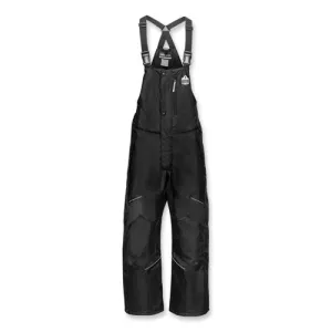 N-ferno 6472 Thermal Bib With 300d Oxford Shell, 4x-large, Black, Ships In 1-3 Business Days