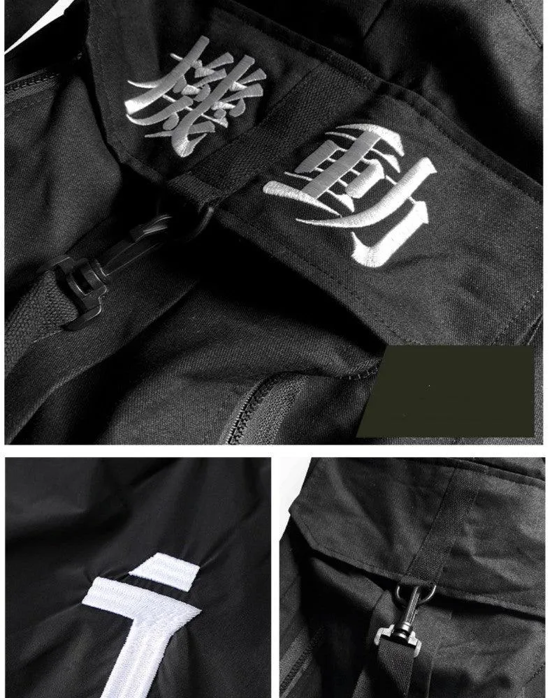 Ninja Techwear Black Cargo Pants