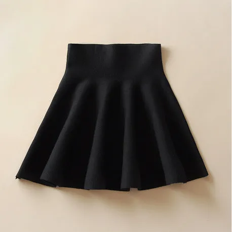 OLElegant Korean Women Cotton Pleated Skirt