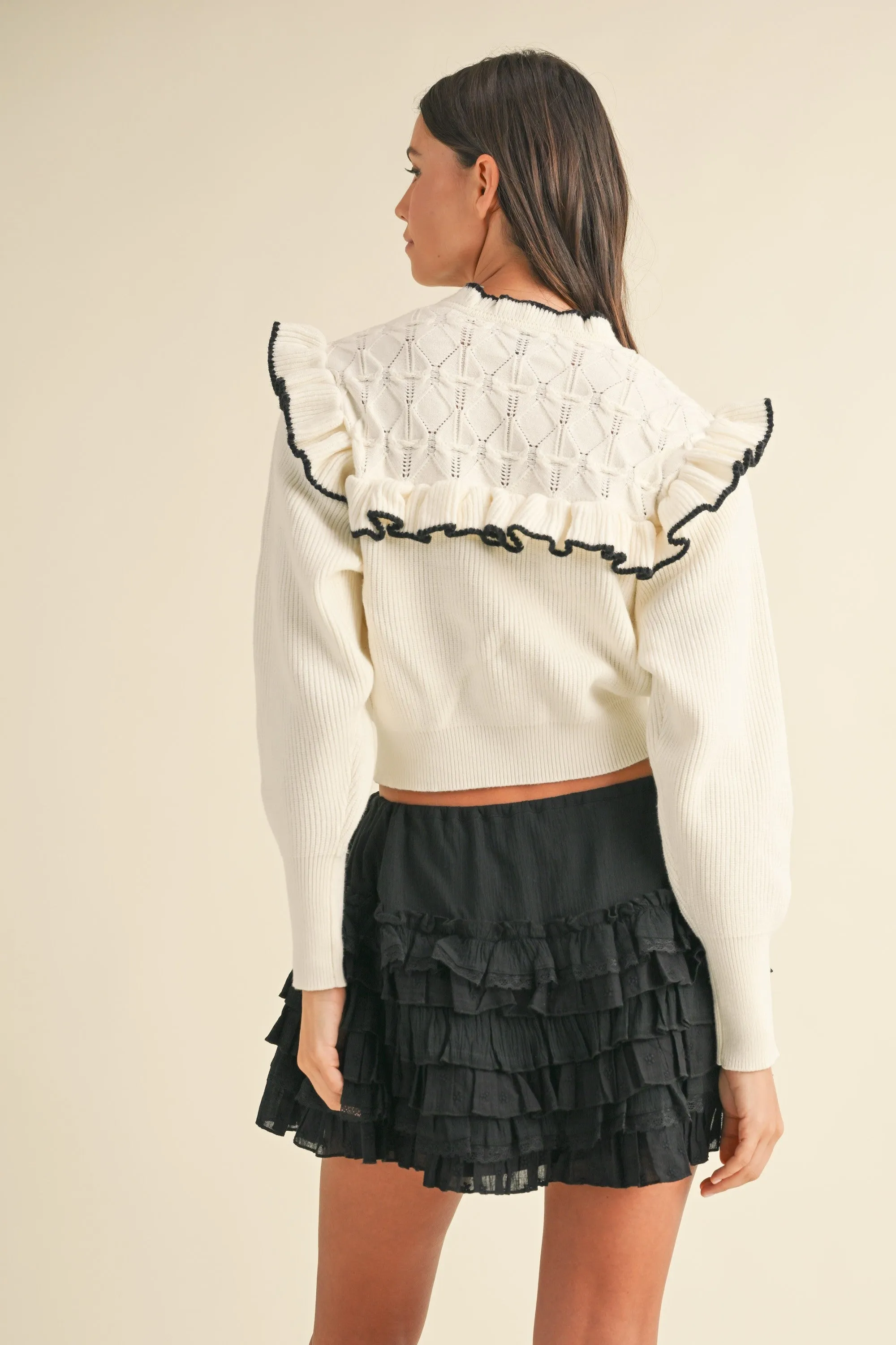 Rylynn Ruffle Sweater