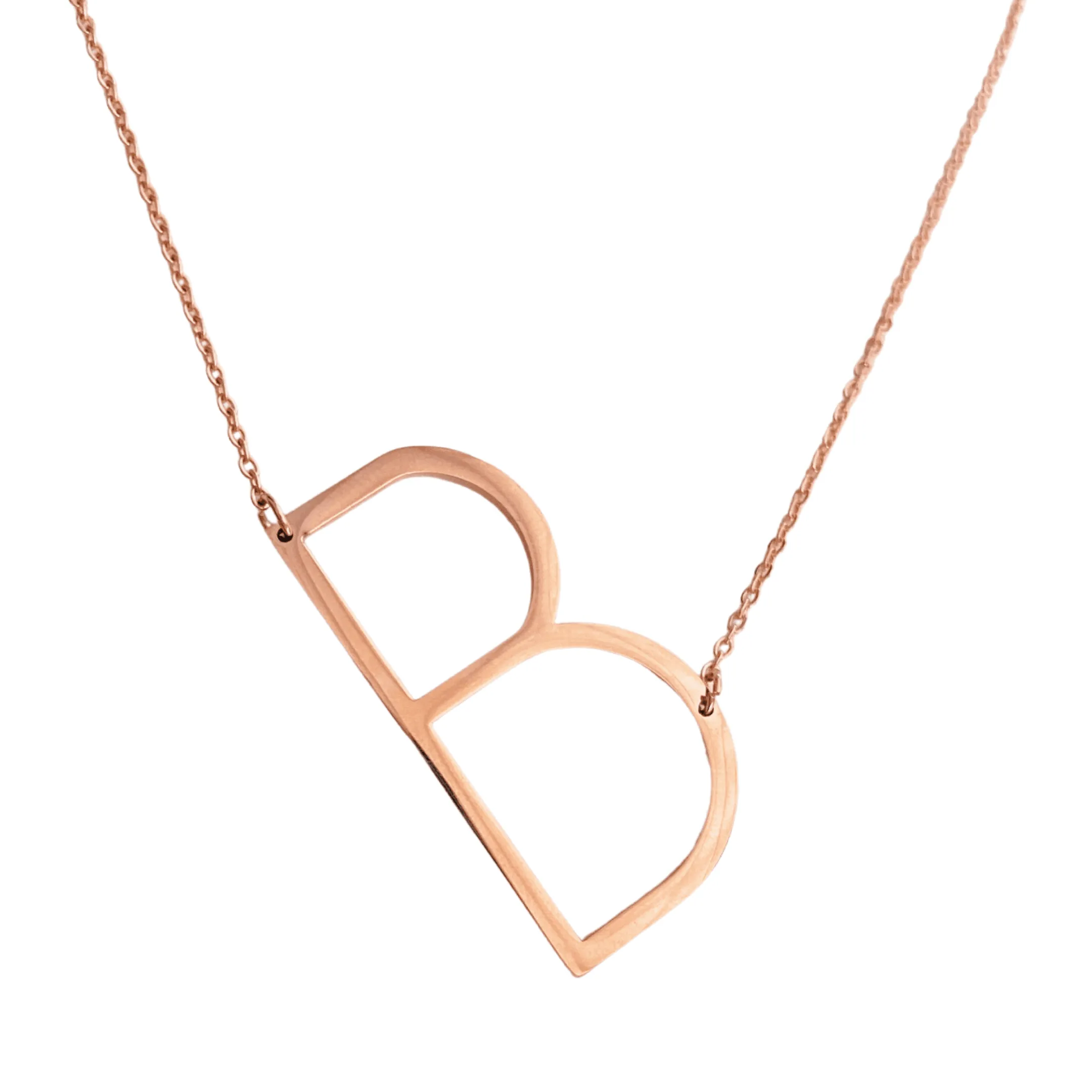 Slanting Letters Necklace