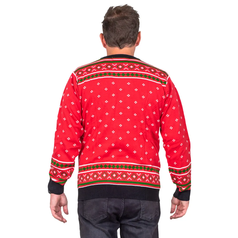 Ugly Christmas Sweater - Iconic Leg Lamp Design for Holiday Parties