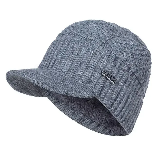 Unisex Warm Winter Beanie - High-Quality Cotton, Comfortable Fit