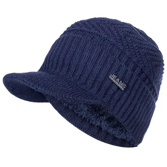 Unisex Warm Winter Beanie - High-Quality Cotton, Comfortable Fit