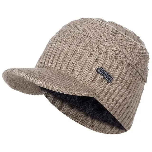 Unisex Warm Winter Beanie - High-Quality Cotton, Comfortable Fit