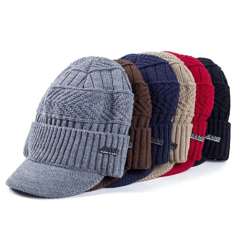 Unisex Warm Winter Beanie - High-Quality Cotton, Comfortable Fit