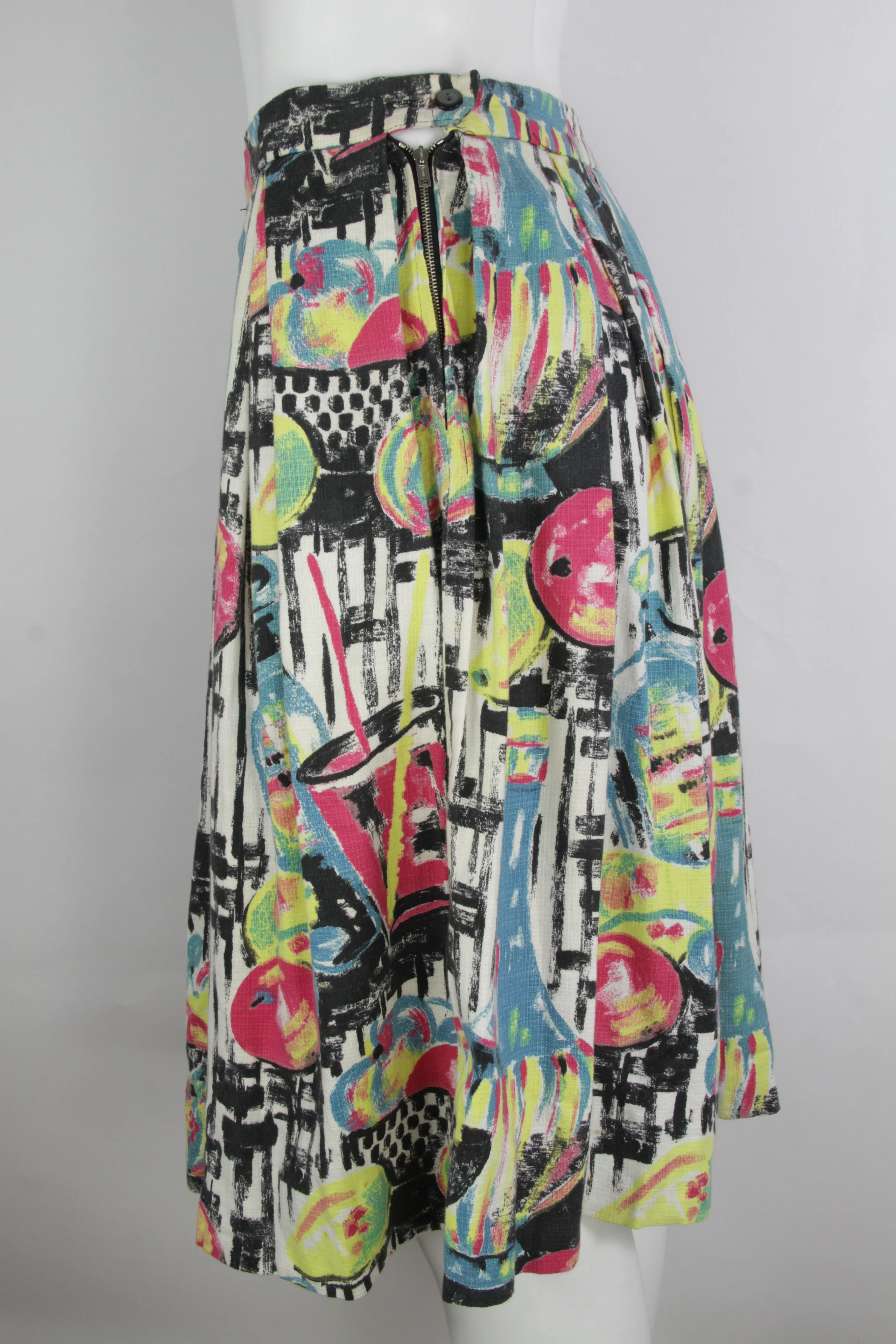 Vintage 50s Pleated Skirt - M