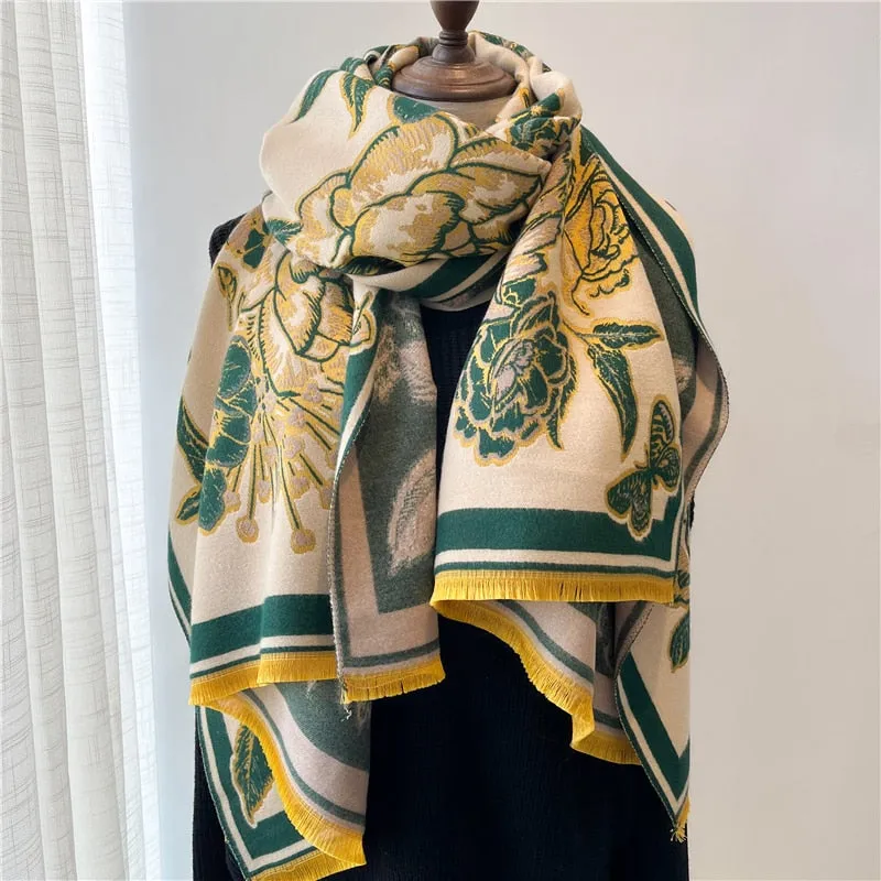 Warm Cashmere Shawl Scarf