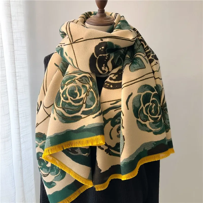 Warm Cashmere Shawl Scarf