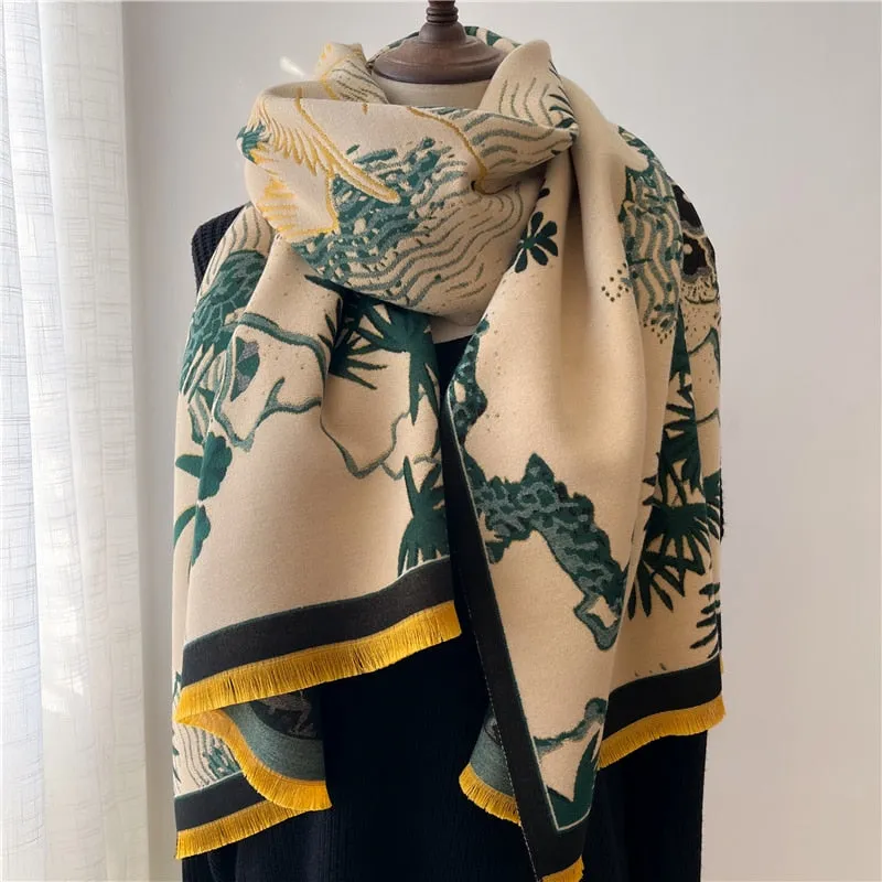 Warm Cashmere Shawl Scarf