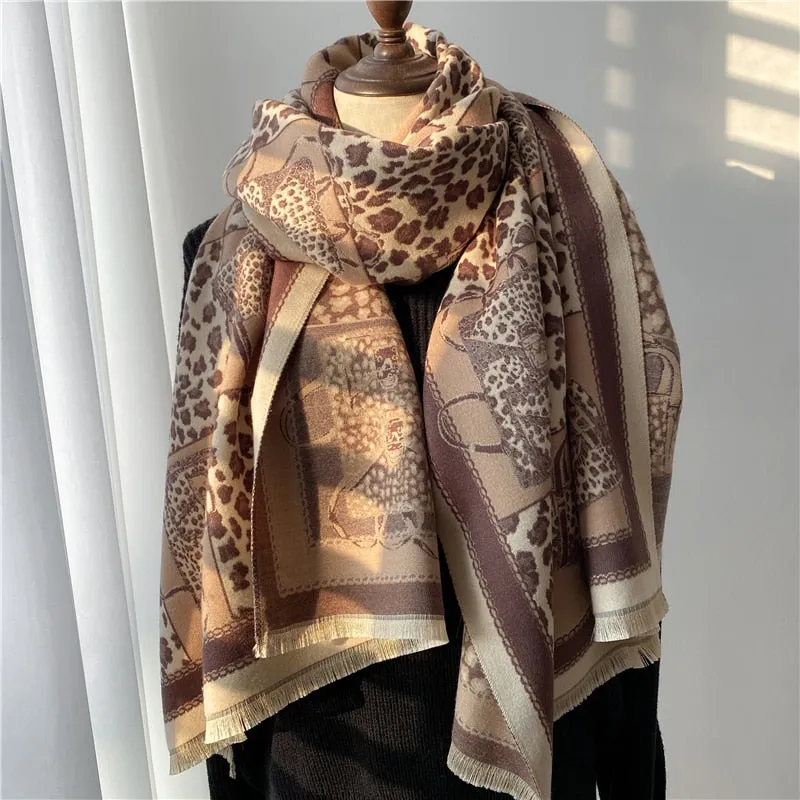 Warm Cashmere Shawl Scarf