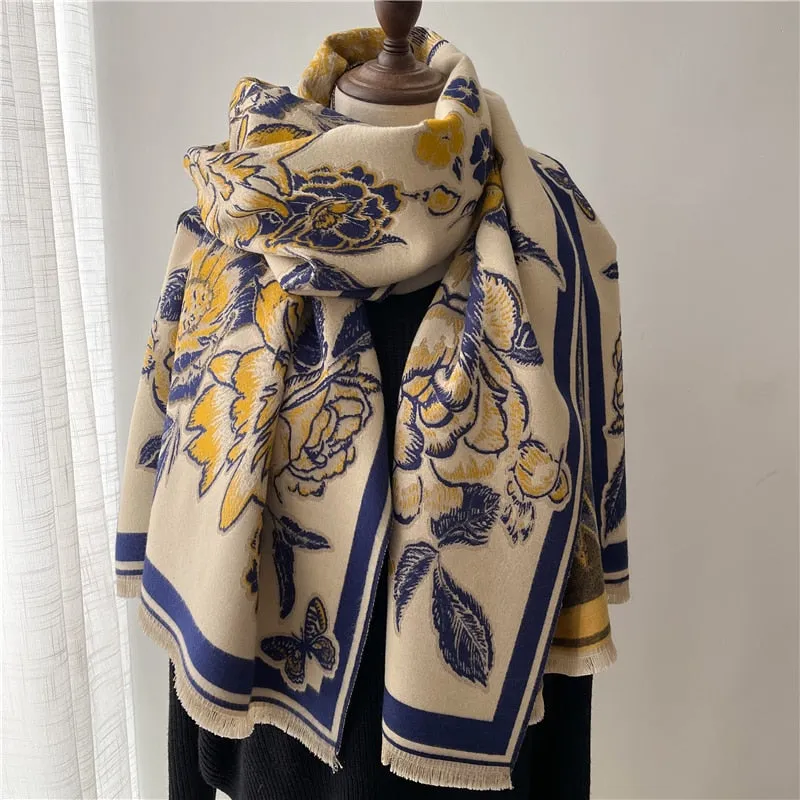 Warm Cashmere Shawl Scarf