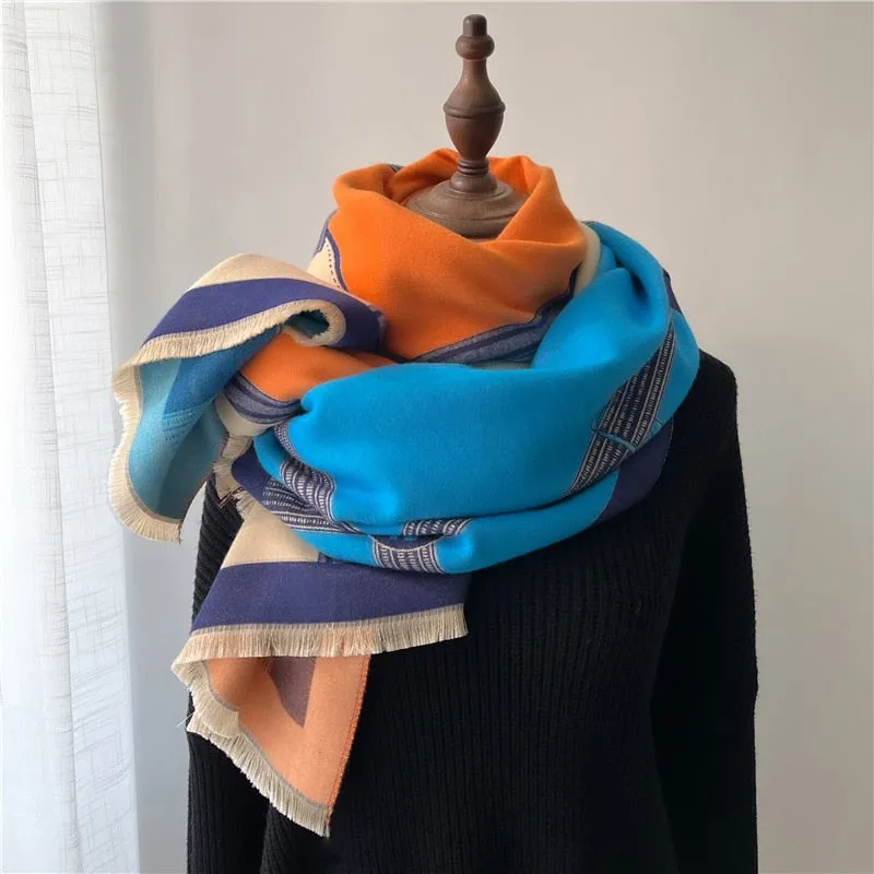 Warm Cashmere Shawl Scarf