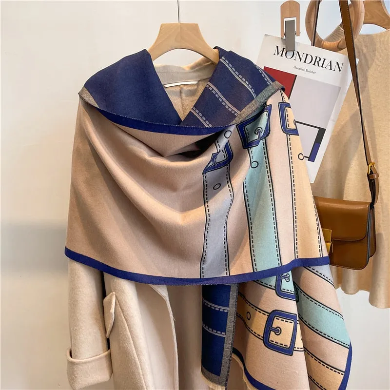 Warm Cashmere Shawl Scarf