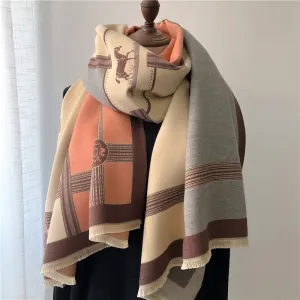 Warm Cashmere Shawl Scarf