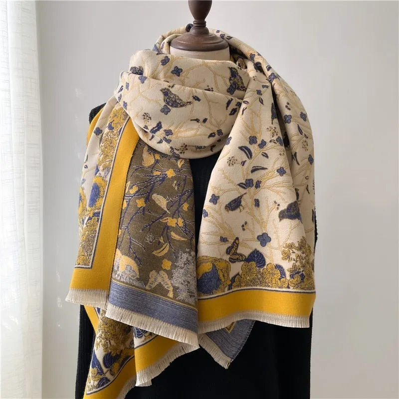 Warm Cashmere Shawl Scarf