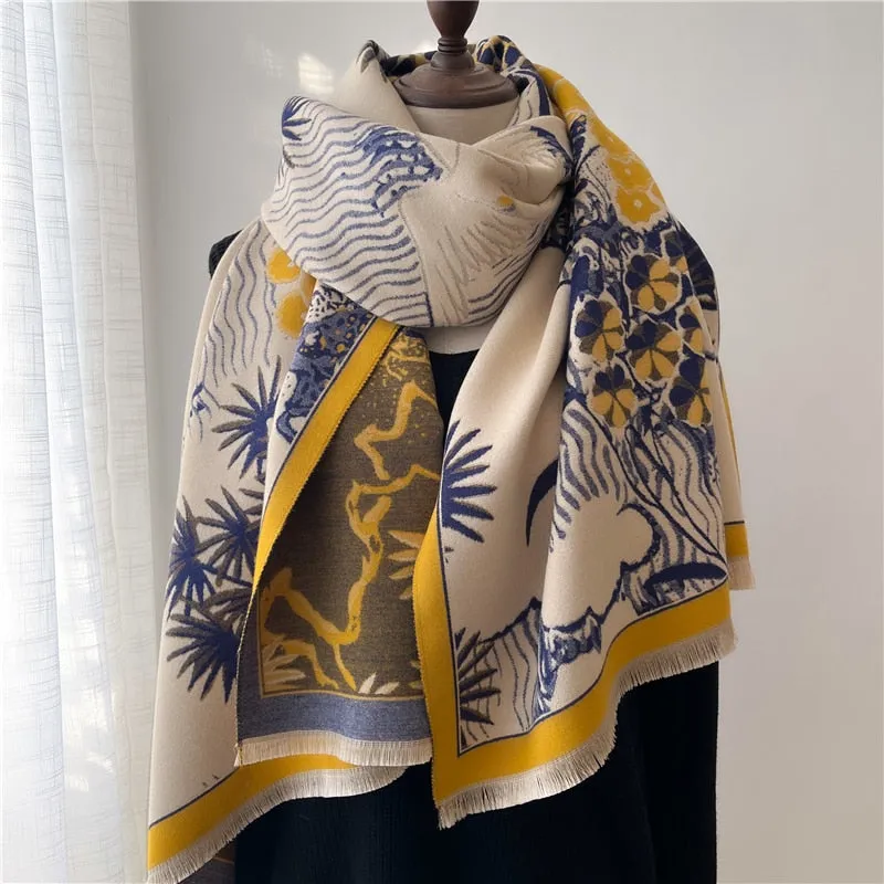 Warm Cashmere Shawl Scarf