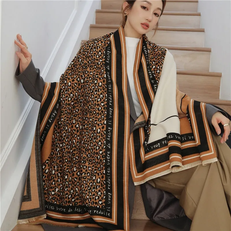 Warm Cashmere Shawl Scarf