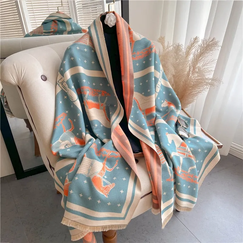 Warm Cashmere Shawl Scarf