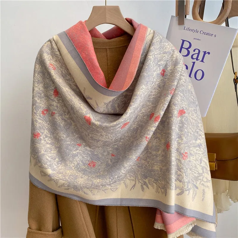 Warm Cashmere Shawl Scarf