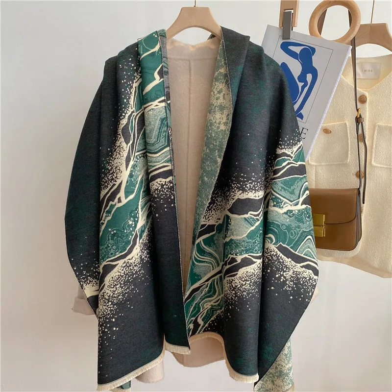 Warm Cashmere Shawl Scarf