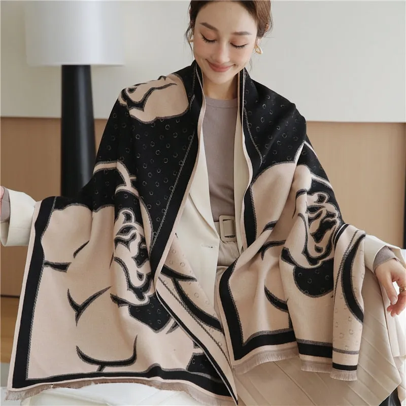 Warm Cashmere Shawl Scarf