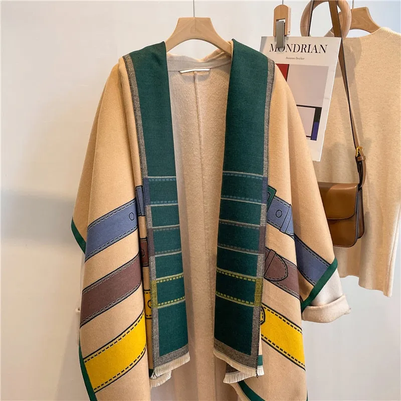 Warm Cashmere Shawl Scarf