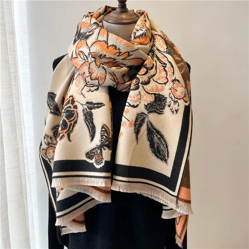 Warm Cashmere Shawl Scarf