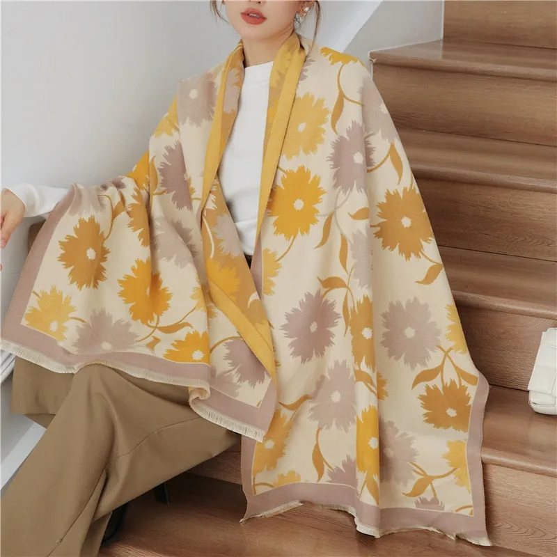 Warm Cashmere Shawl Scarf