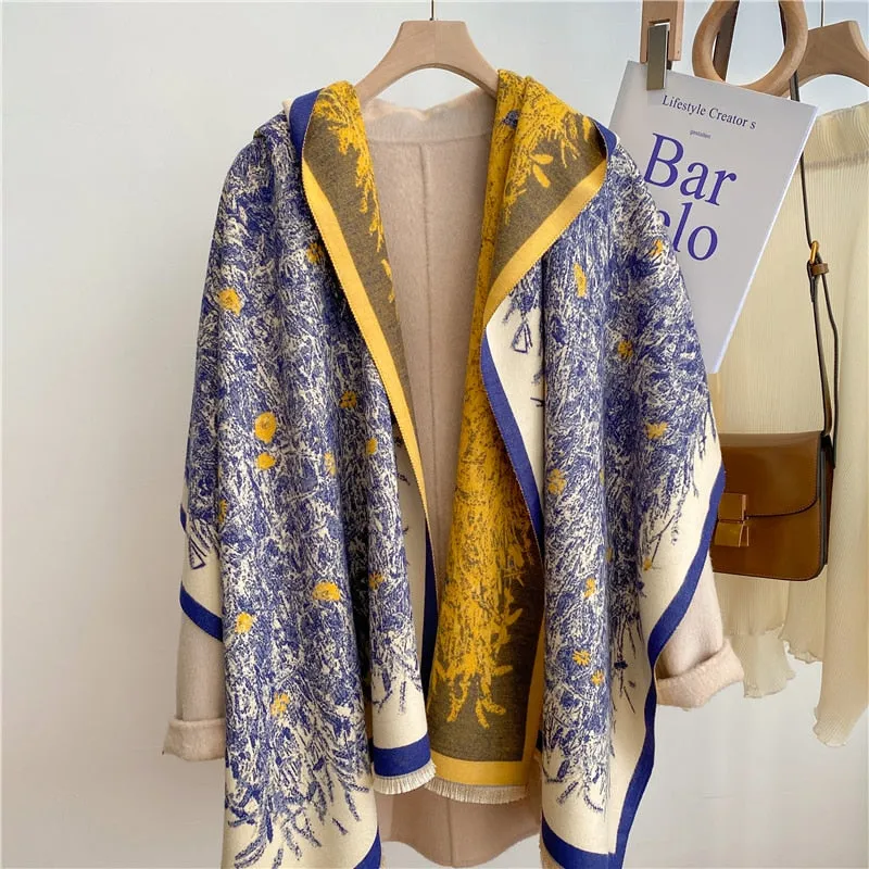 Warm Cashmere Shawl Scarf