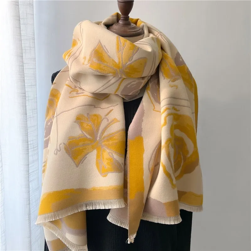 Warm Cashmere Shawl Scarf