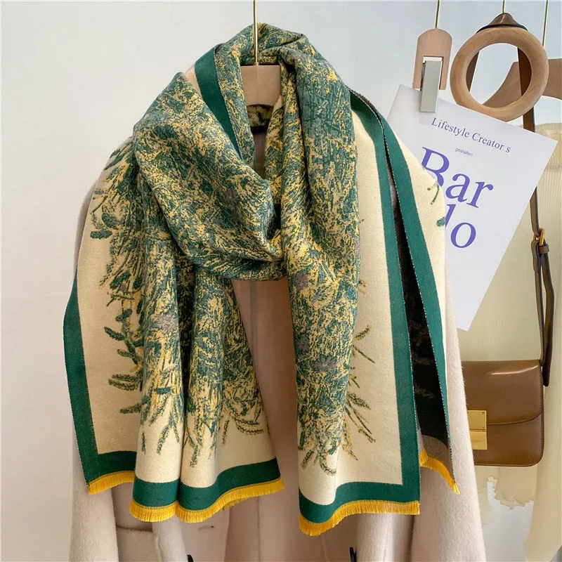 Warm Cashmere Shawl Scarf