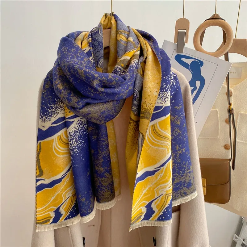 Warm Cashmere Shawl Scarf
