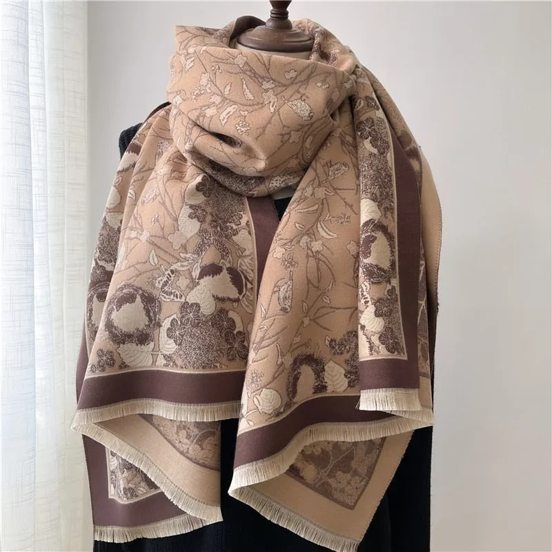 Warm Cashmere Shawl Scarf