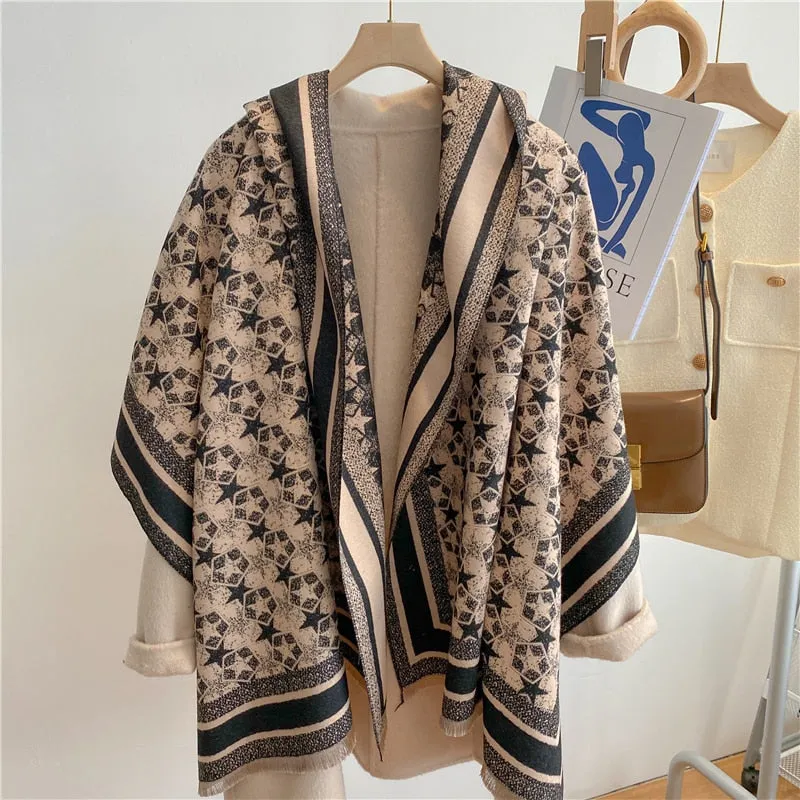 Warm Cashmere Shawl Scarf