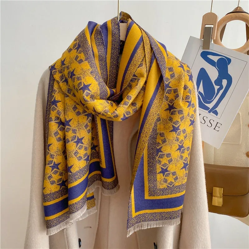 Warm Cashmere Shawl Scarf
