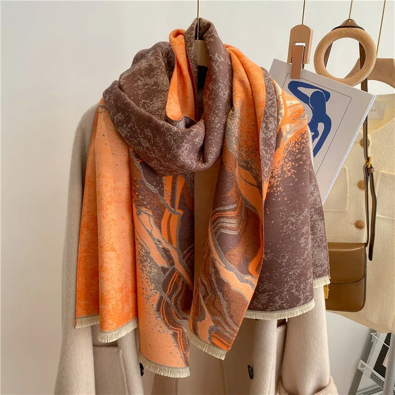 Warm Cashmere Shawl Scarf