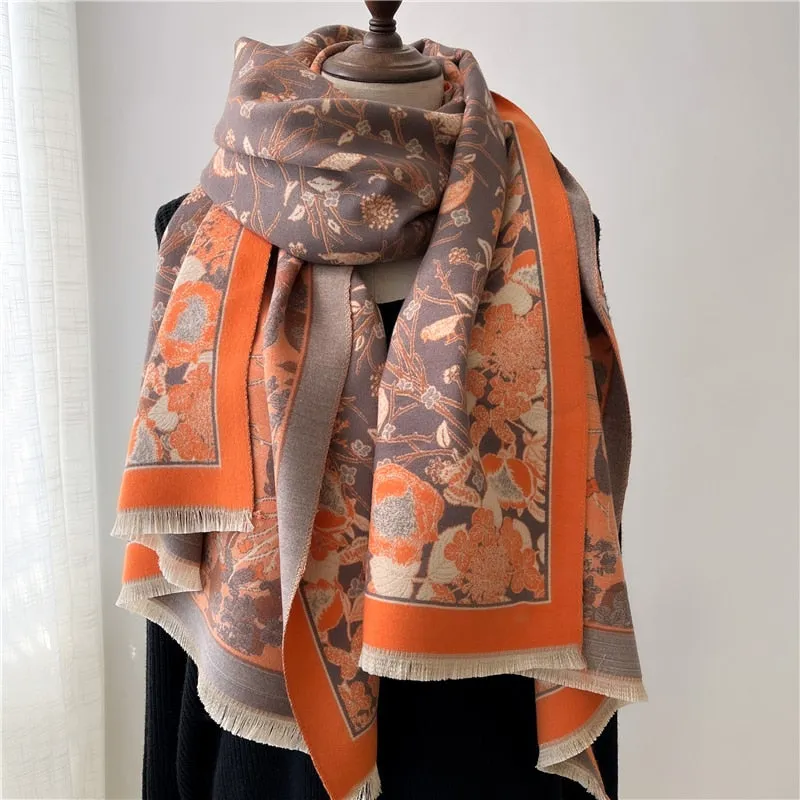 Warm Cashmere Shawl Scarf