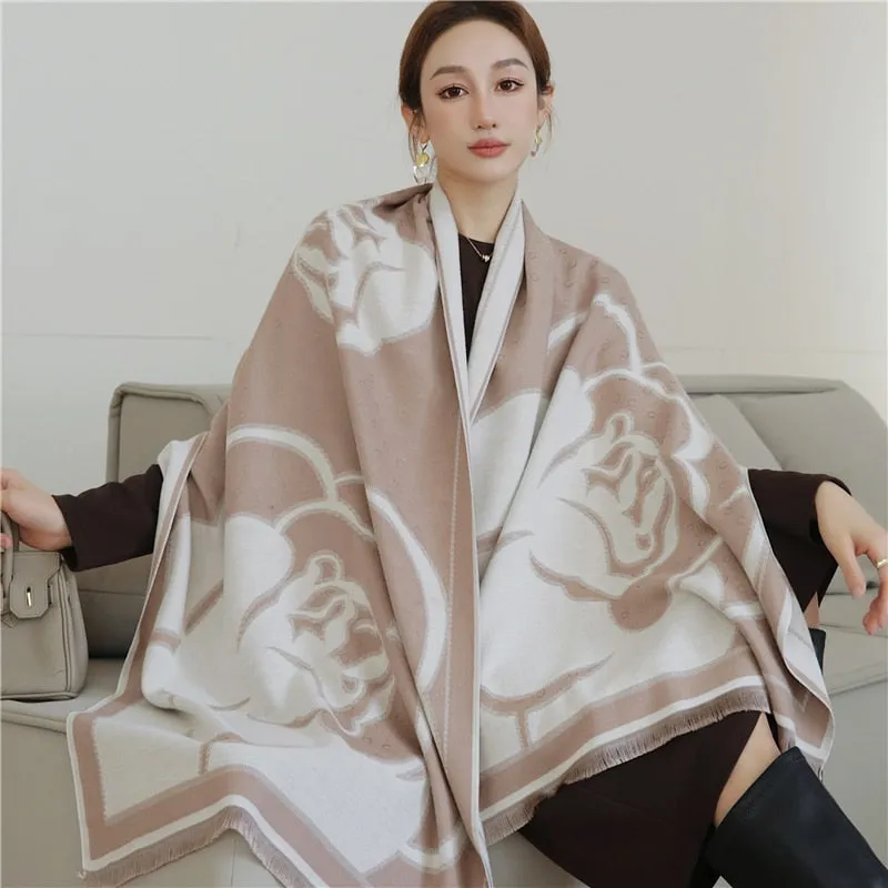 Warm Cashmere Shawl Scarf