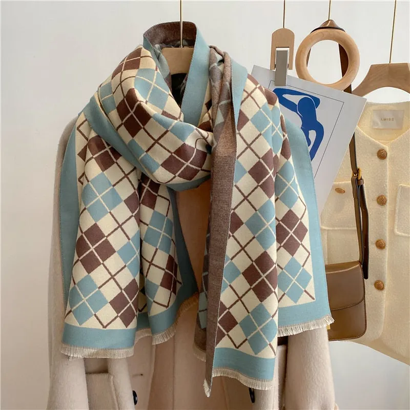 Warm Cashmere Shawl Scarf