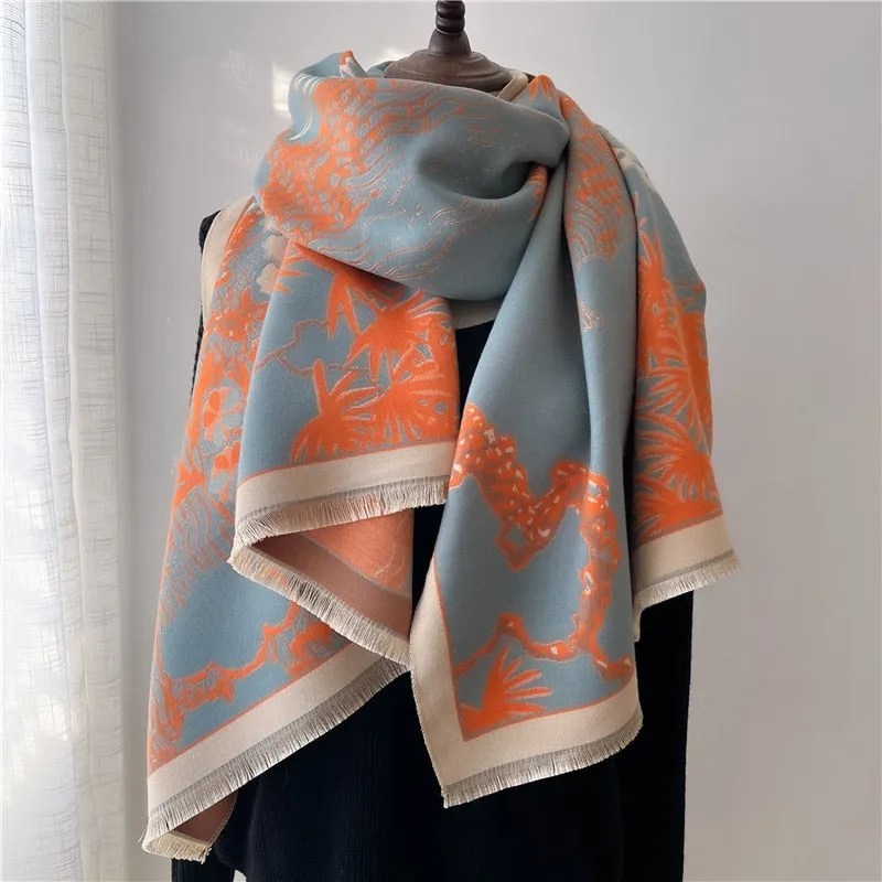 Warm Cashmere Shawl Scarf