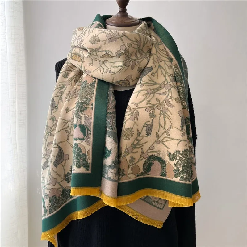 Warm Cashmere Shawl Scarf
