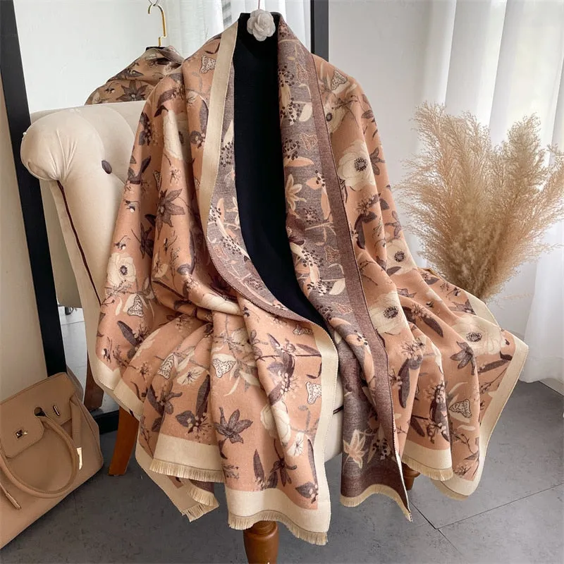 Warm Cashmere Shawl Scarf