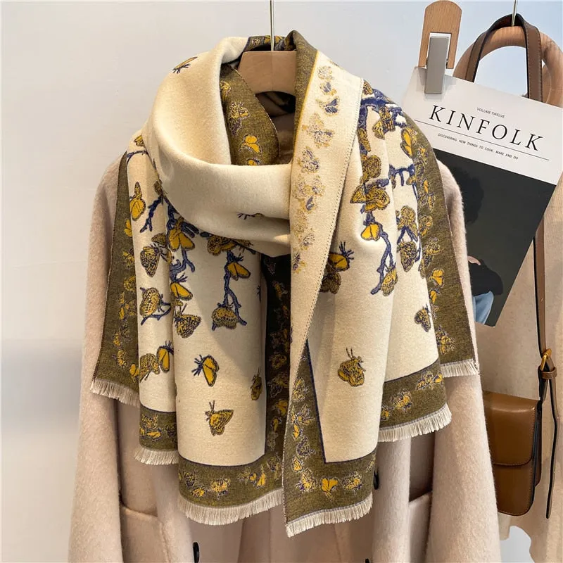 Warm Cashmere Shawl Scarf