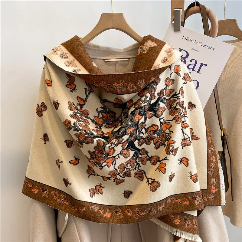 Warm Cashmere Shawl Scarf